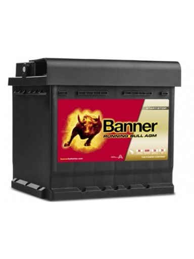 Banner 50Ah 640A RUNNING BULL AGM 12V 210x175x190mm