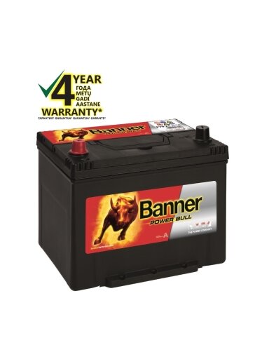 Banner 70Ah 600A +- 12V Power akumuliatorius 260x174x200/222mm Banner 70Ah 600A +- 12V Power akumuliatorius 260x174x200/222mm
