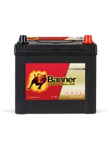 Banner EFB 65Ah 550A -+ akumuliatorius 12V, 233x173x203/225mm