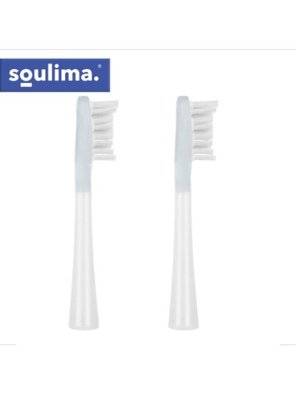 Baltos dantų šepetėlio galvutės, 2 vnt., Soulima 26929 6
