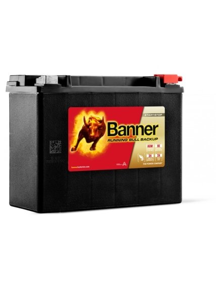 Banner 20Ah 300A RUNNING BULL BACKUP AUX18 12V 206x91x163mm Banner 20Ah 300A RUNNING BULL BACKUP AUX18 12V 206x91x163mm
