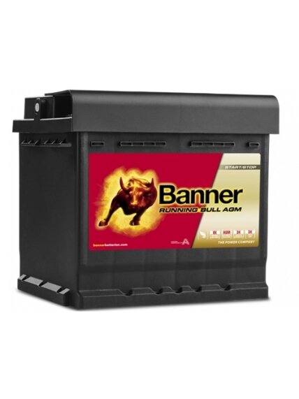 Banner 50Ah 640A RUNNING BULL AGM 12V 210x175x190mm Banner 50Ah 640A RUNNING BULL AGM 12V 210x175x190mm