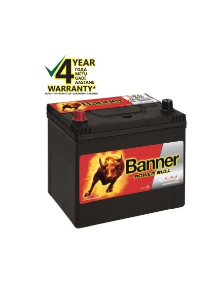 Banner 60 Ah 510A +- 12V Power akumuliatorius 233x173x203/225mm Banner 60 Ah 510A +- 12V Power akumuliatorius 233x173x203/225mm