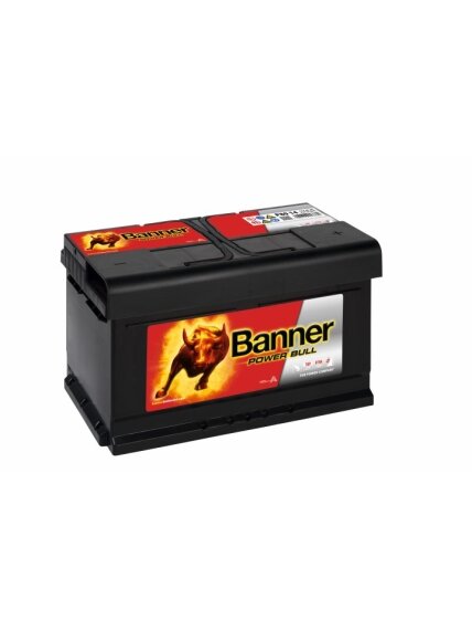 Banner 80Ah 700A 12V Power Bull akumuliatorius 315x175x175/175mm Banner 80Ah 700A 12V Power Bull akumuliatorius 315x175x175/175mm