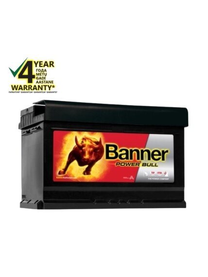 Banner 84Ah 760A 12V Power PRO akumuliatorius 315x175x190mm Banner 84Ah 760A 12V Power PRO akumuliatorius 315x175x190mm