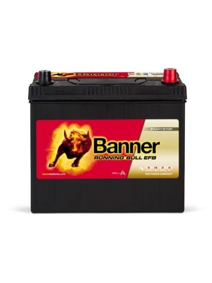 Banner EFB 55Ah 460A akumuliatorius 12V 238x129x203x225mm Banner EFB 55Ah 460A akumuliatorius 12V 238x129x203x225mm