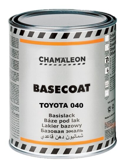 Baziniai dažai balti TOYOTA 040 1L CHAMAELEON Baziniai dažai balti TOYOTA 040 1L CHAMAELEON