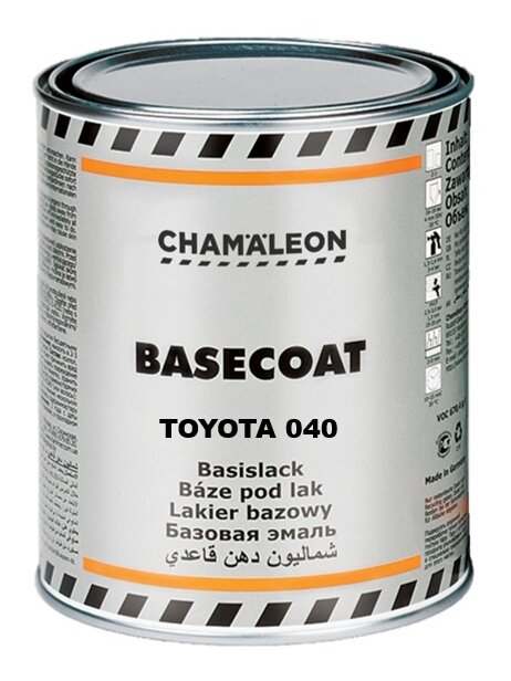 Baziniai dažai balti TOYOTA 040 1L CHAMAELEON