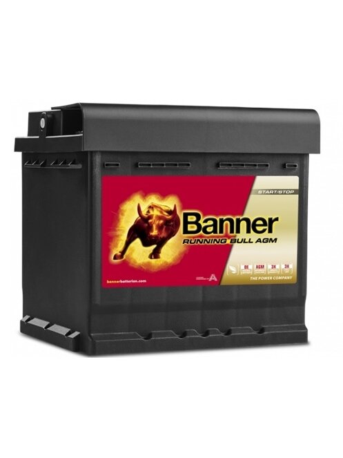 Banner 50Ah 640A RUNNING BULL AGM 12V 210x175x190mm Banner 50Ah 640A RUNNING BULL AGM 12V 210x175x190mm