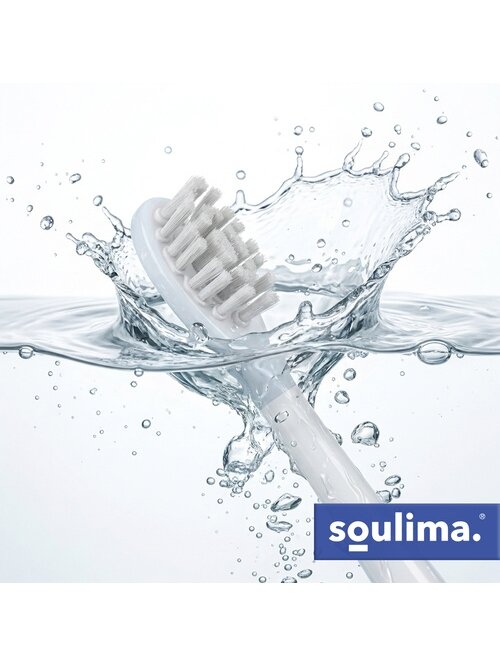 Baltos dantų šepetėlio galvutės, 2 vnt., Soulima 26929 10