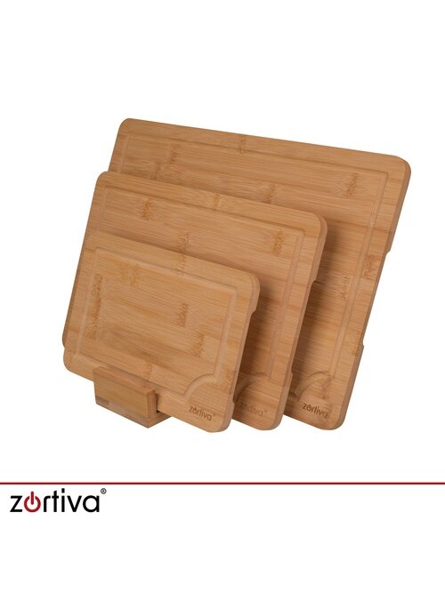 Bambukinė pjaustymo lenta - 3 vnt. Zortiva 6 Bambukinė pjaustymo lenta - 3 vnt. Zortiva 6
