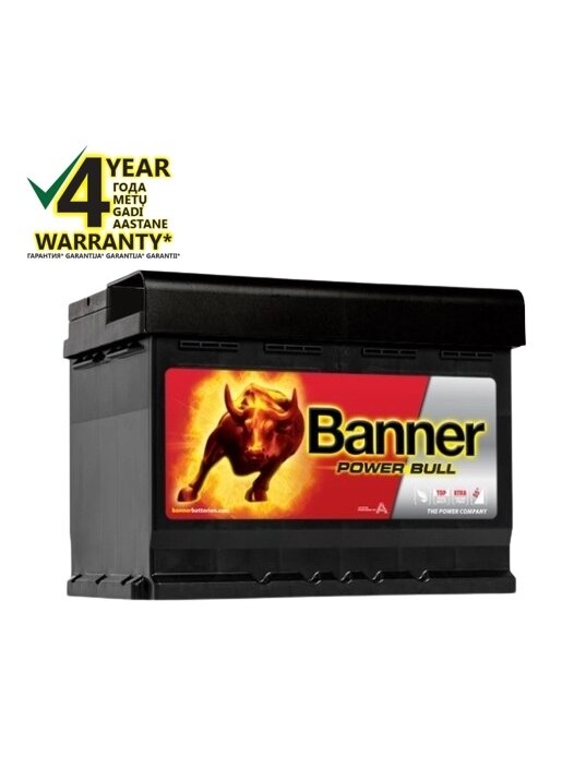 Banner 63Ah 620A 12V Power PRO akumuliatorius 241x175x190mm