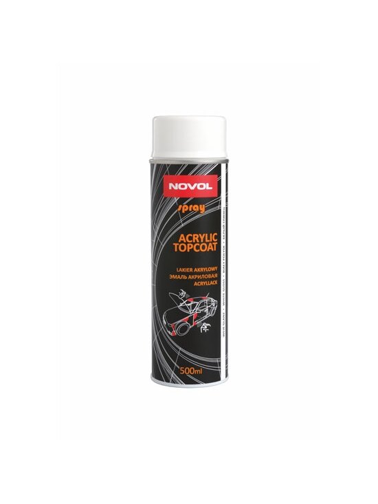 Balti blizgūs dažai WHITE GLOSS aeroziliniai 500ml