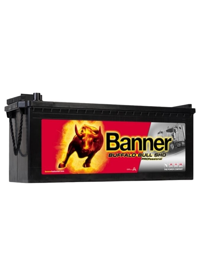 Banner 225Ah 1150A Buffalo Bull PRO akumuliatorius 12V 517x273x212/240mm Banner 225Ah 1150A Buffalo Bull PRO akumuliatorius 12V 517x273x212/240mm