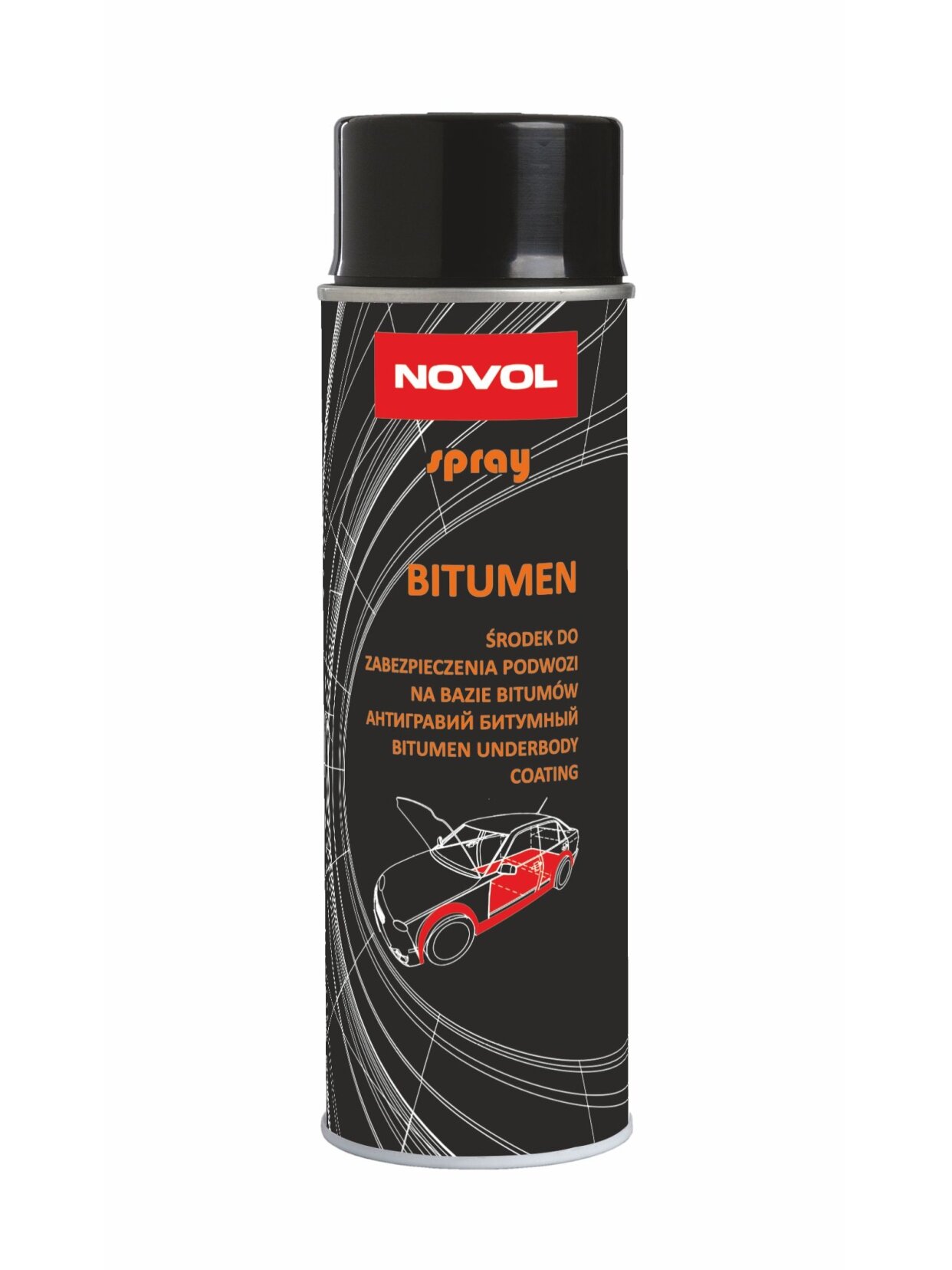 Bituminė danga aerozolinė juoda 500ml SPRAY BITUMEN