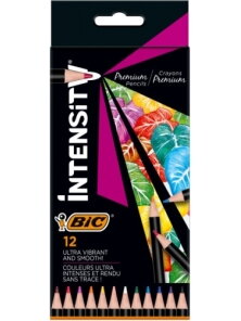 Bic Spalvoti pieštukai Intensity 12 spalvų rinkinys 951844 Bic Spalvoti pieštukai Intensity 12 spalvų rinkinys 951844