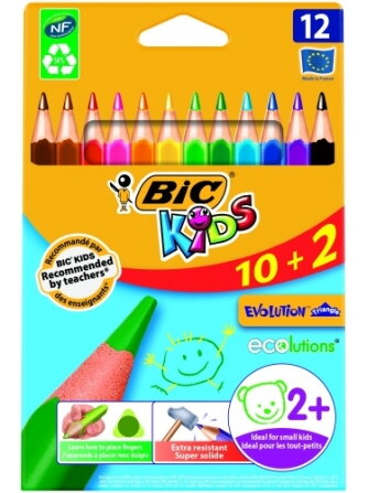 Bic Spalvoti pieštukai Evolution Triangle 12 spalvų rinkinys 8871462 Bic Spalvoti pieštukai Evolution Triangle 12 spalvų rinkinys 8871462