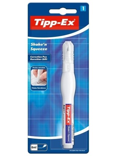 BIC Korekcinis pieštukas Tipp-Ex Shake'n' Squeeze 8 ml
