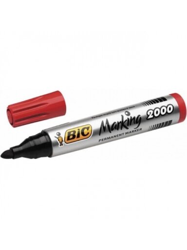 Bic Permanentinis žymeklis Eco 2000 2-5 mm, raudonas, 1 vnt. 000033