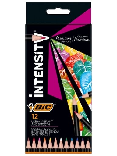 Bic Spalvoti pieštukai Intensity 12 spalvų rinkinys 951844