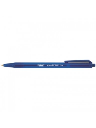 Bic Tušinukas Round Stic Clic 1.0 mm, mėlynas, 1 vnt. 379640
