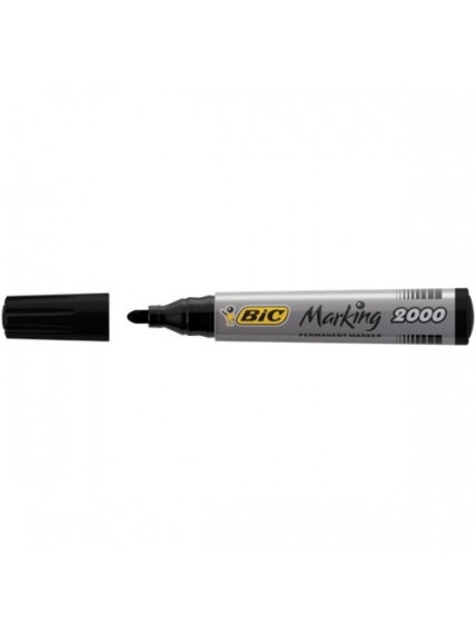 Bic Permanentinis žymeklis Eco 2000 2-5 mm, juodas, 1 vnt. 000095 Bic Permanentinis žymeklis Eco 2000 2-5 mm, juodas, 1 vnt. 000095