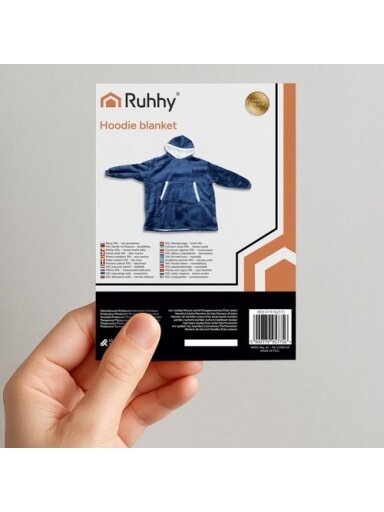 Bluza XXL - koc granatowy Ruhhy 26147