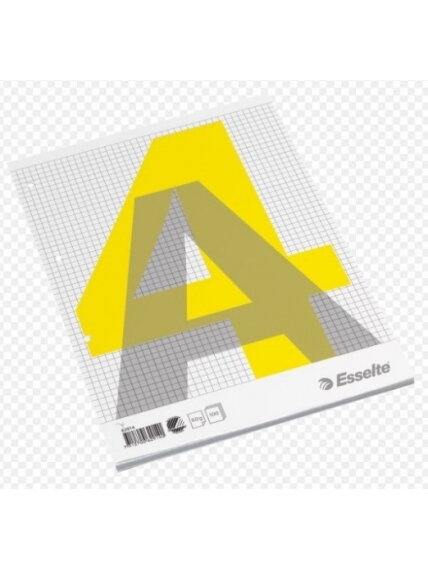 Bloknotas, plėšomas, Esselte, A4/100, langeliais Bloknotas, plėšomas, Esselte, A4/100, langeliais