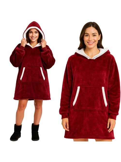 Bluza XXL - koc czerwony Ruhhy 26145