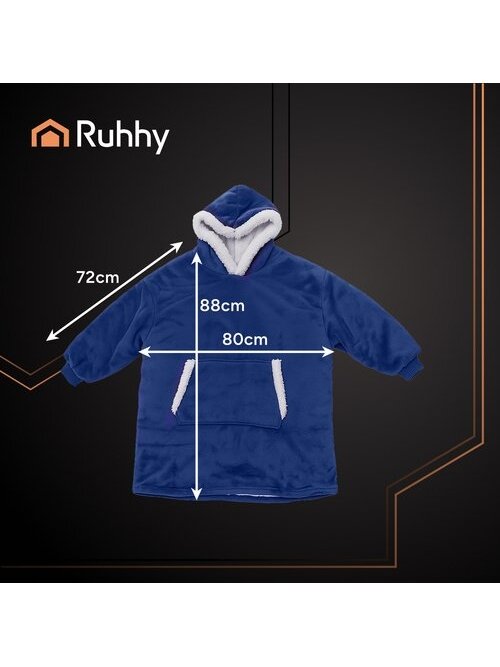 Bluza XXL - koc granatowy Ruhhy 26147 2