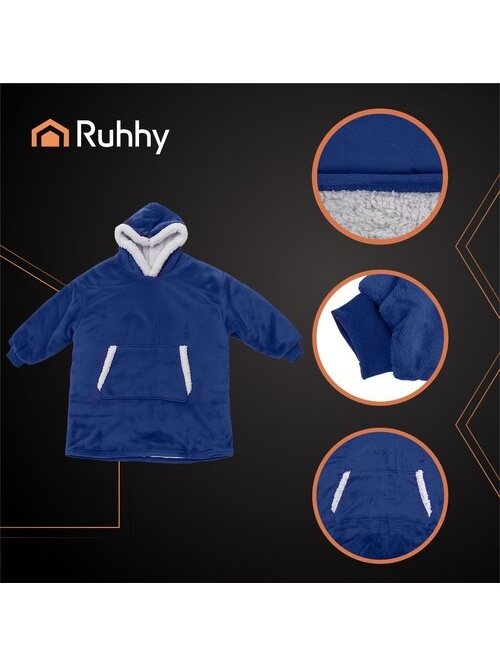 Bluza XXL - koc granatowy Ruhhy 26147 4