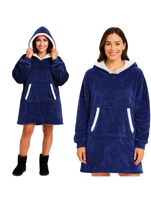 Bluza XXL - koc granatowy Ruhhy 26147