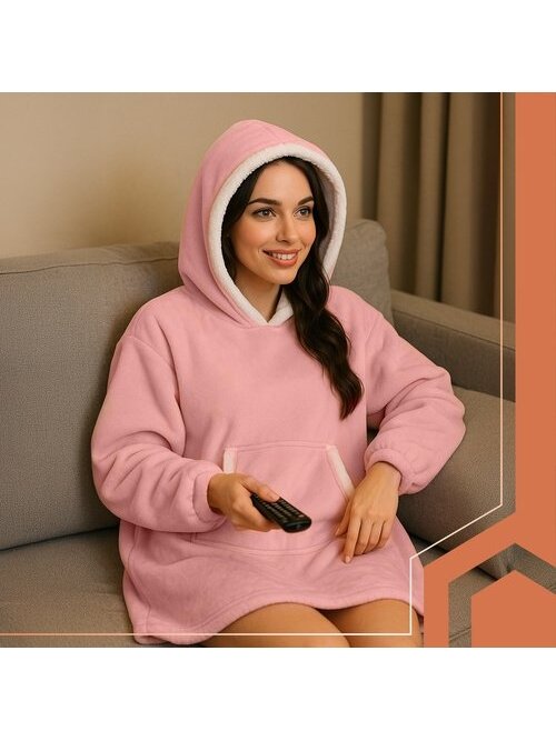 Bluza XXL - koc różowy Ruhhy 26144 6