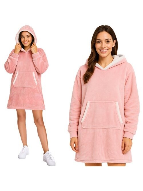 Bluza XXL - koc różowy Ruhhy 26144