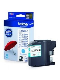 Brother LC225XL (LC225XLC) Rašalinė kasetė, Žydra Brother LC225XL (LC225XLC) Rašalinė kasetė, Žydra