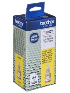 Brother BT5000Y Rašalo papildymo buteliukas, Geltona Brother BT5000Y Rašalo papildymo buteliukas, Geltona
