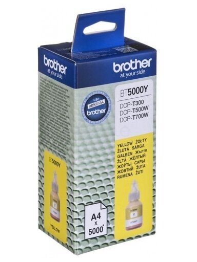Brother BT5000Y Rašalo papildymo buteliukas, Geltona