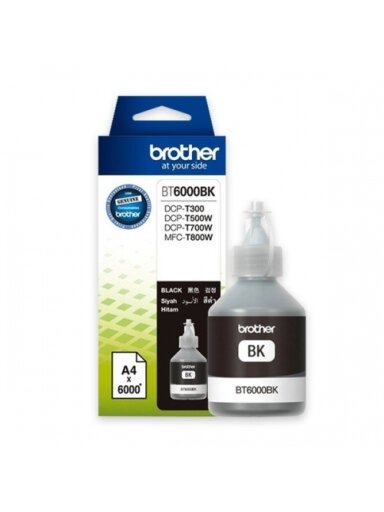 Brother BT6000BK Rašalo papildymo buteliukas, Juoda
