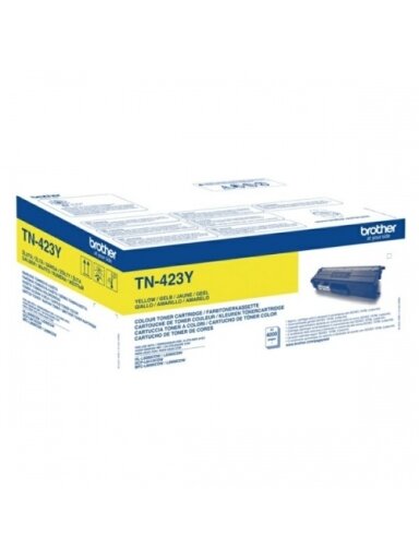 Brother TN-423 (TN423Y) Lazerinė kasetė, Geltona