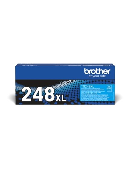 Brother TN-248XLC (TN248XLC) Lazerinė kasetė, Žydra Brother TN-248XLC (TN248XLC) Lazerinė kasetė, Žydra