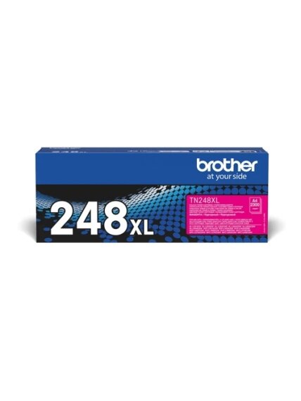 Brother TN-248XLM (TN248XLM) Lazerinė kasetė, Purpurinė Brother TN-248XLM (TN248XLM) Lazerinė kasetė, Purpurinė