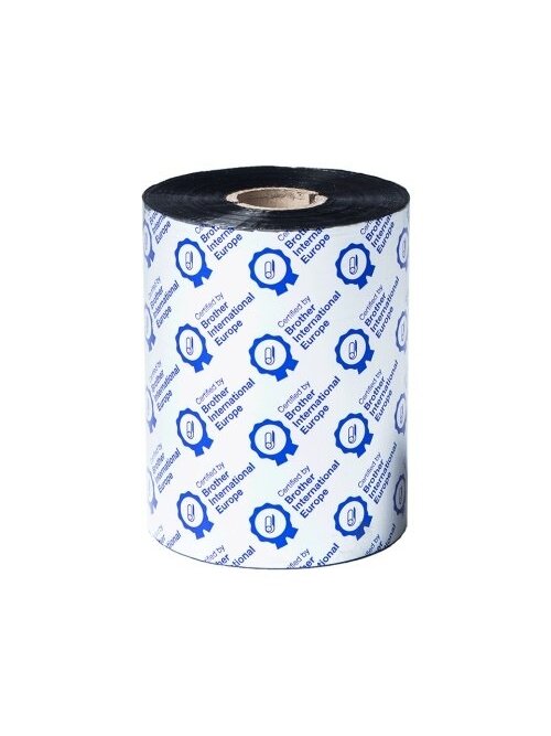 Brother BWS-1D600-110 Standard Wax Terminio perdavimo rašalo juosta 110mm x 600m, Juoda Brother BWS-1D600-110 Standard Wax Terminio perdavimo rašalo juosta 110mm x 600m, Juoda