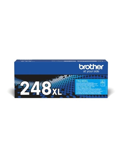 Brother TN-248XLC (TN248XLC) Lazerinė kasetė, Žydra Brother TN-248XLC (TN248XLC) Lazerinė kasetė, Žydra