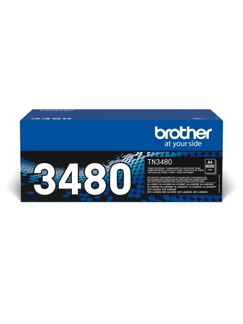 Brother TN-3480 (TN3480) Lazerinė kasetė, Juoda Brother TN-3480 (TN3480) Lazerinė kasetė, Juoda