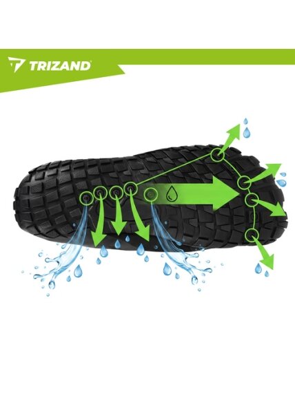 Vandens batai juodi - 43 dydis 5mm Trizand 8 Vandens batai juodi - 43 dydis 5mm Trizand 8