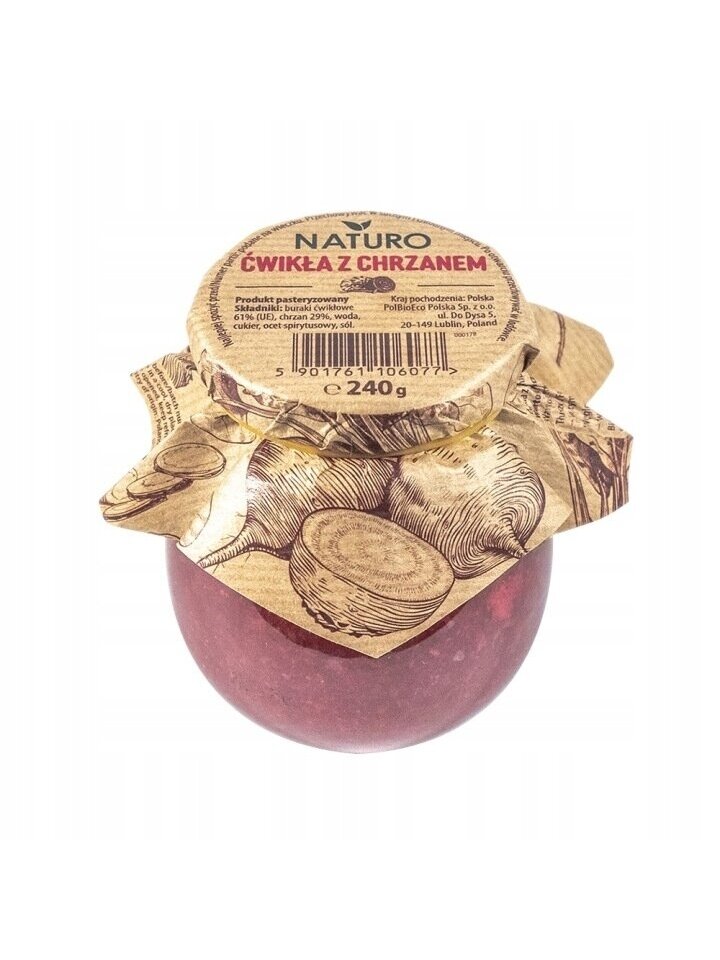 Burokėliai su krienais Naturo, 240g