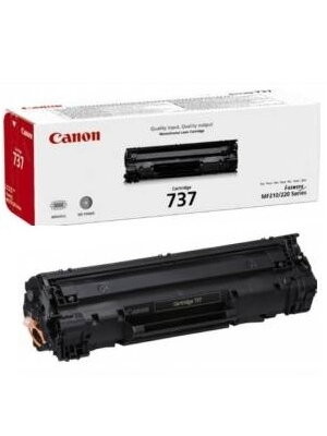 Canon CRG 737 (9435B002) Lazerinė kasetė, Juoda Canon CRG 737 (9435B002) Lazerinė kasetė, Juoda