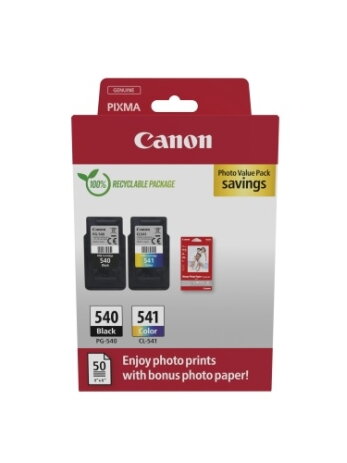 Canon PG-540/CL-541 (5225B013) Photo value pack Rašalinių kasečių komplektas, BK/CMY