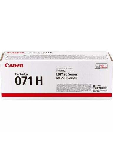 Canon 071H (5646C002) Lazerinė kasetė, Juoda