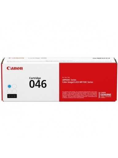 Canon CRG 046 (1249C002), žydra kasetė
